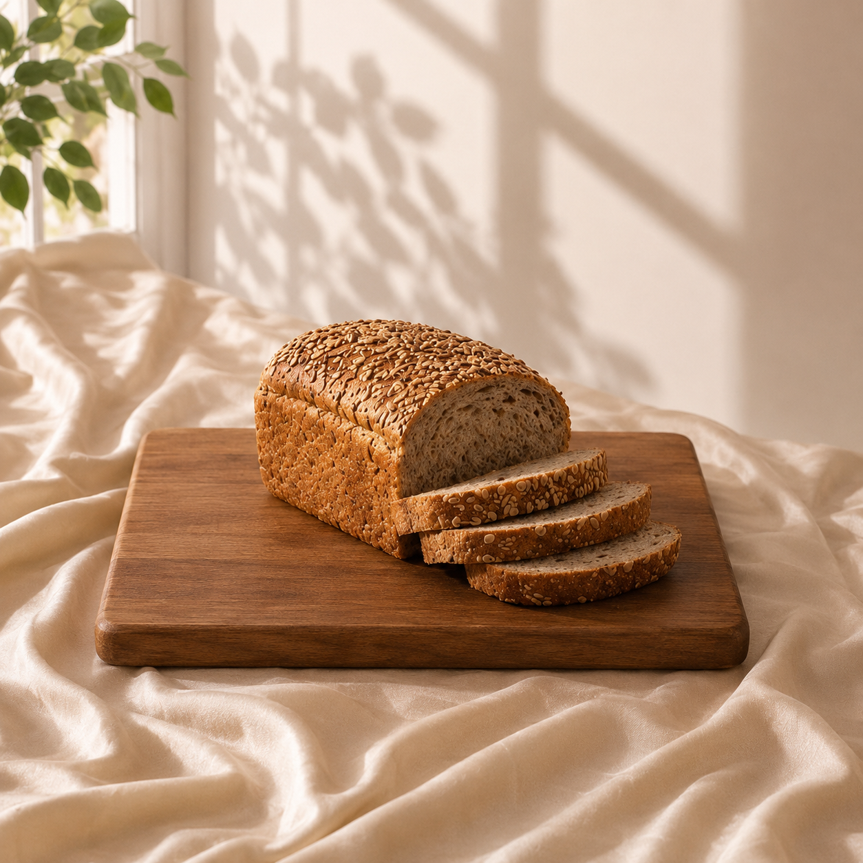 Soft Whole Wheat Toast Bread