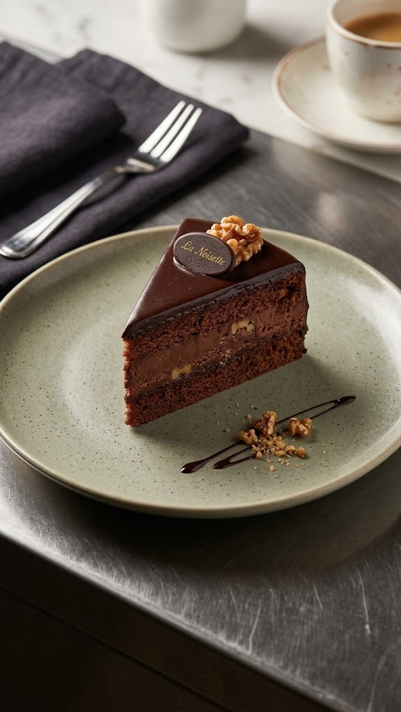 Chocolate Walnut Gateau