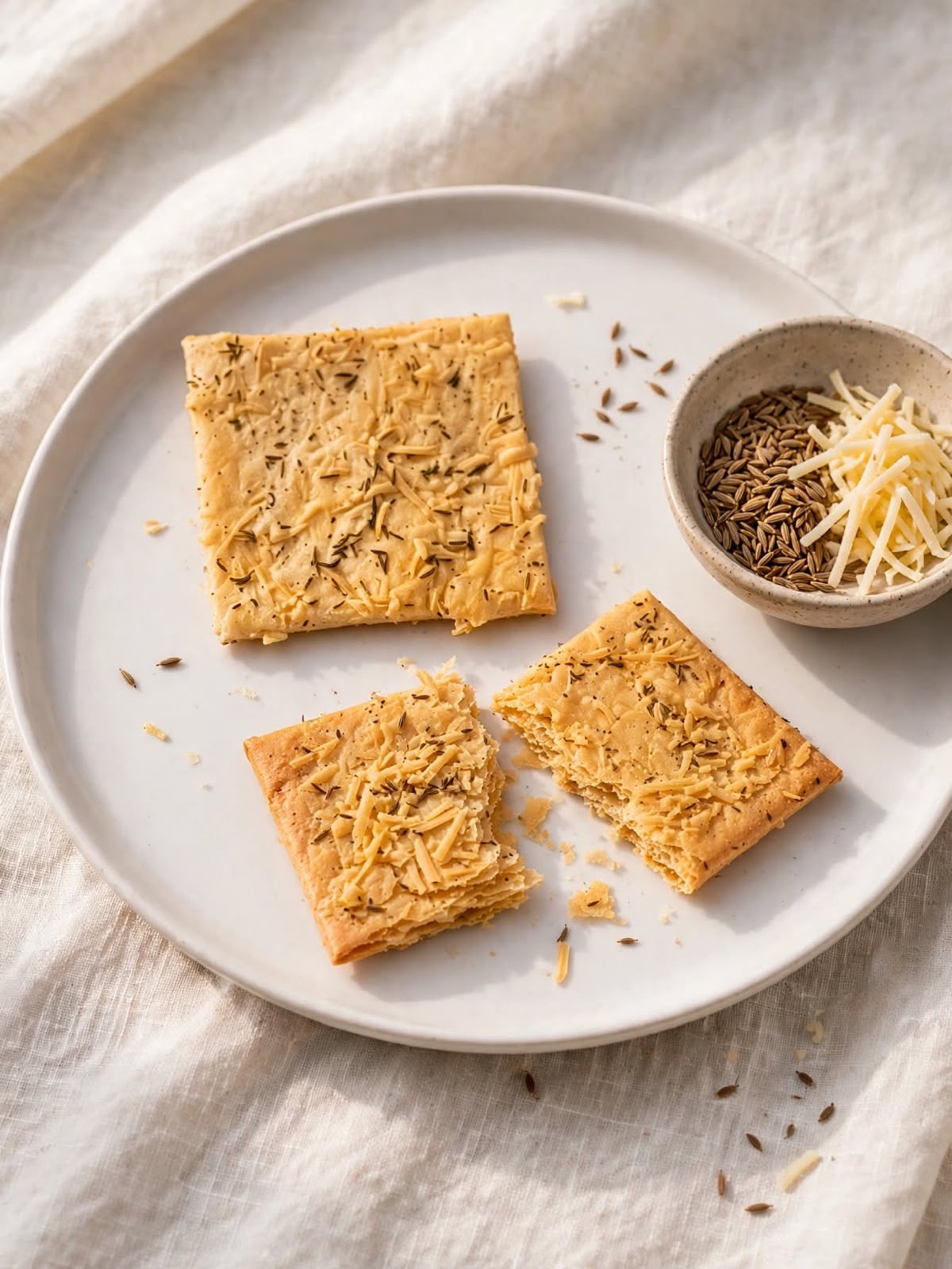 Cumin & Cheese Crackers