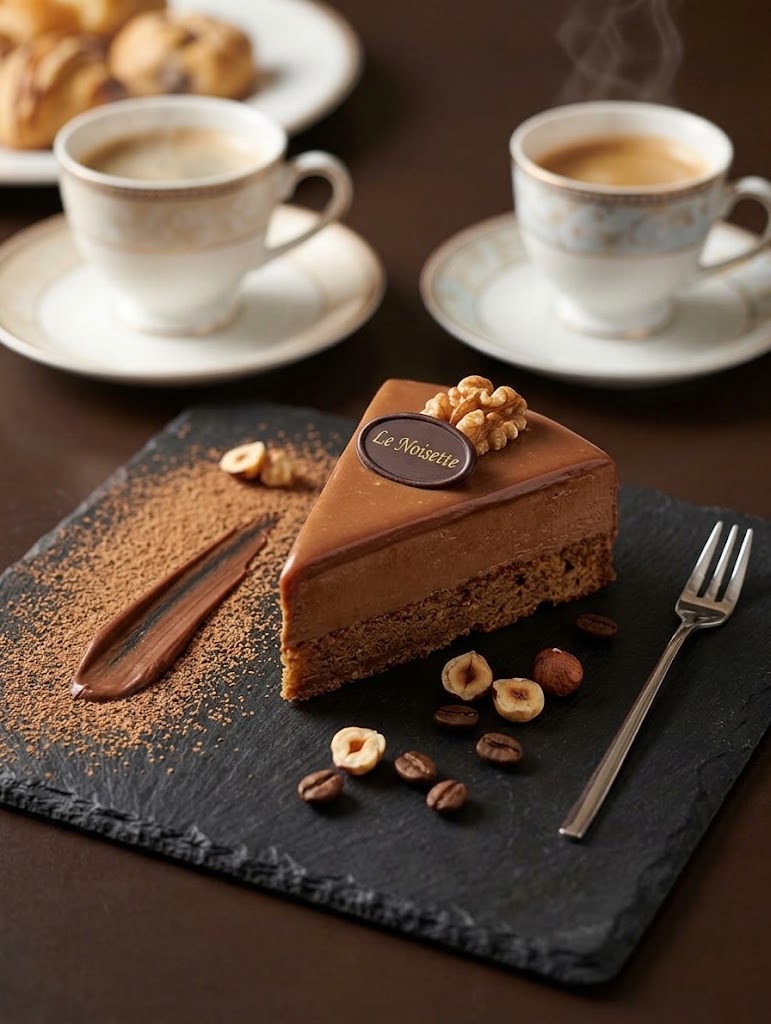 Coffee Walnut Gateau