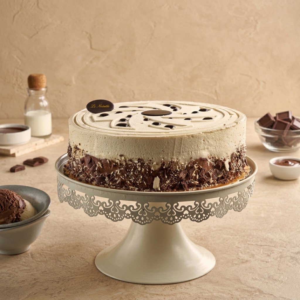 Chocolate & Vanilla Ice Cream Torte
