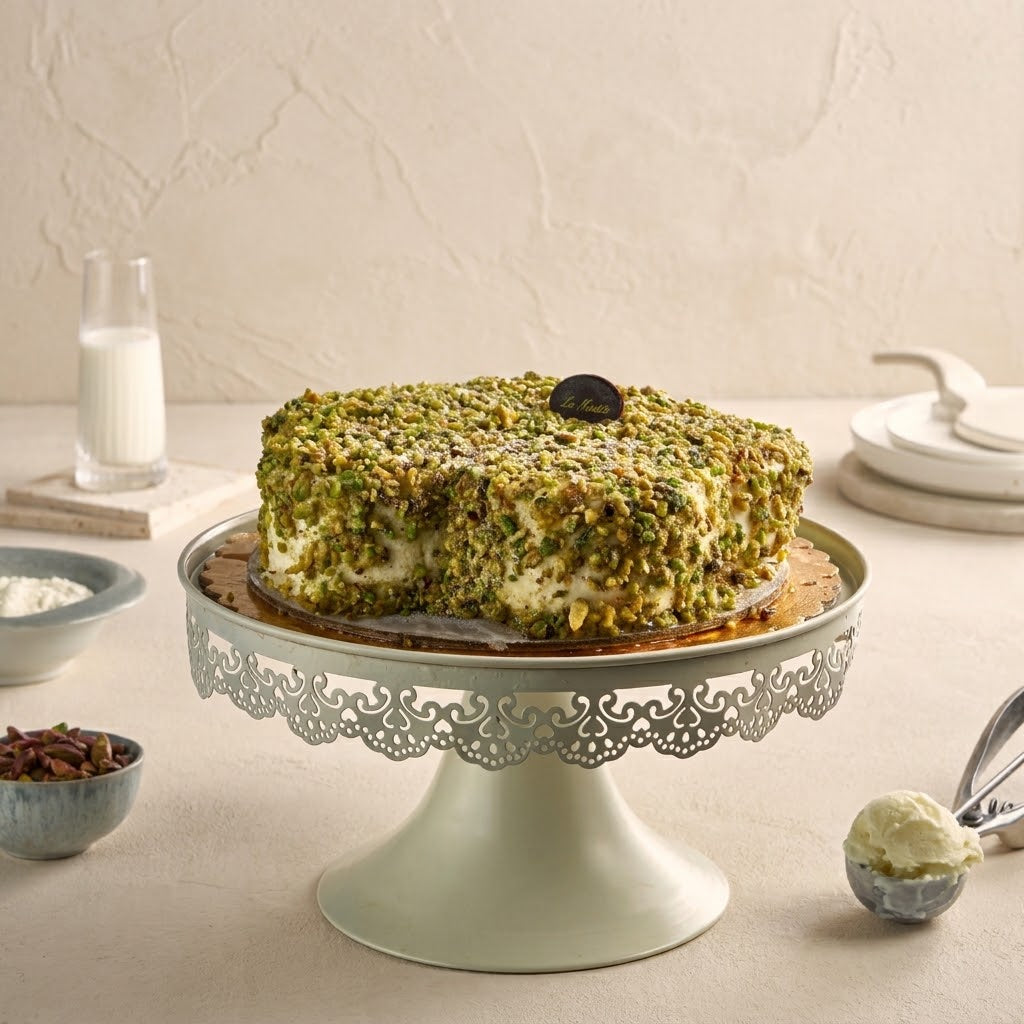 Pistachio Mastic IceCream Torte