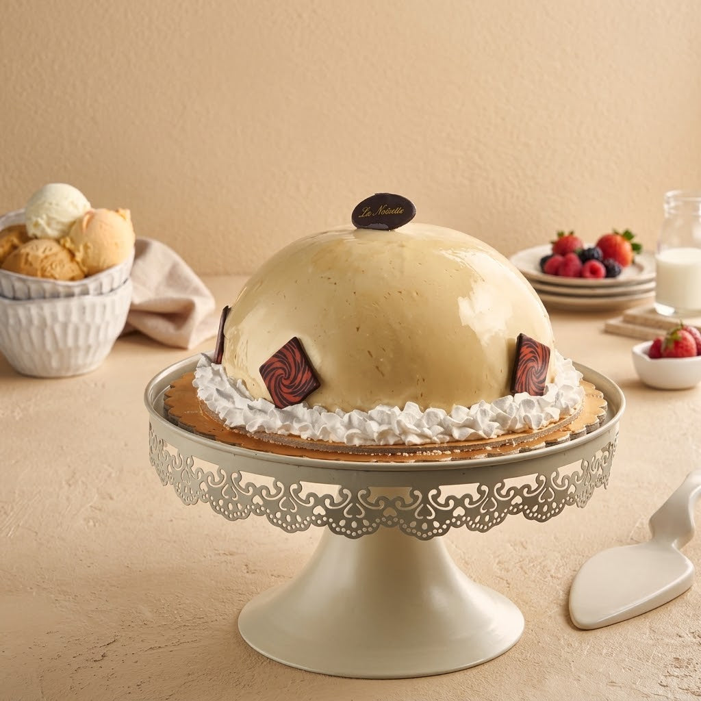 Mango & Strawberry Milk Ice Cream Torte