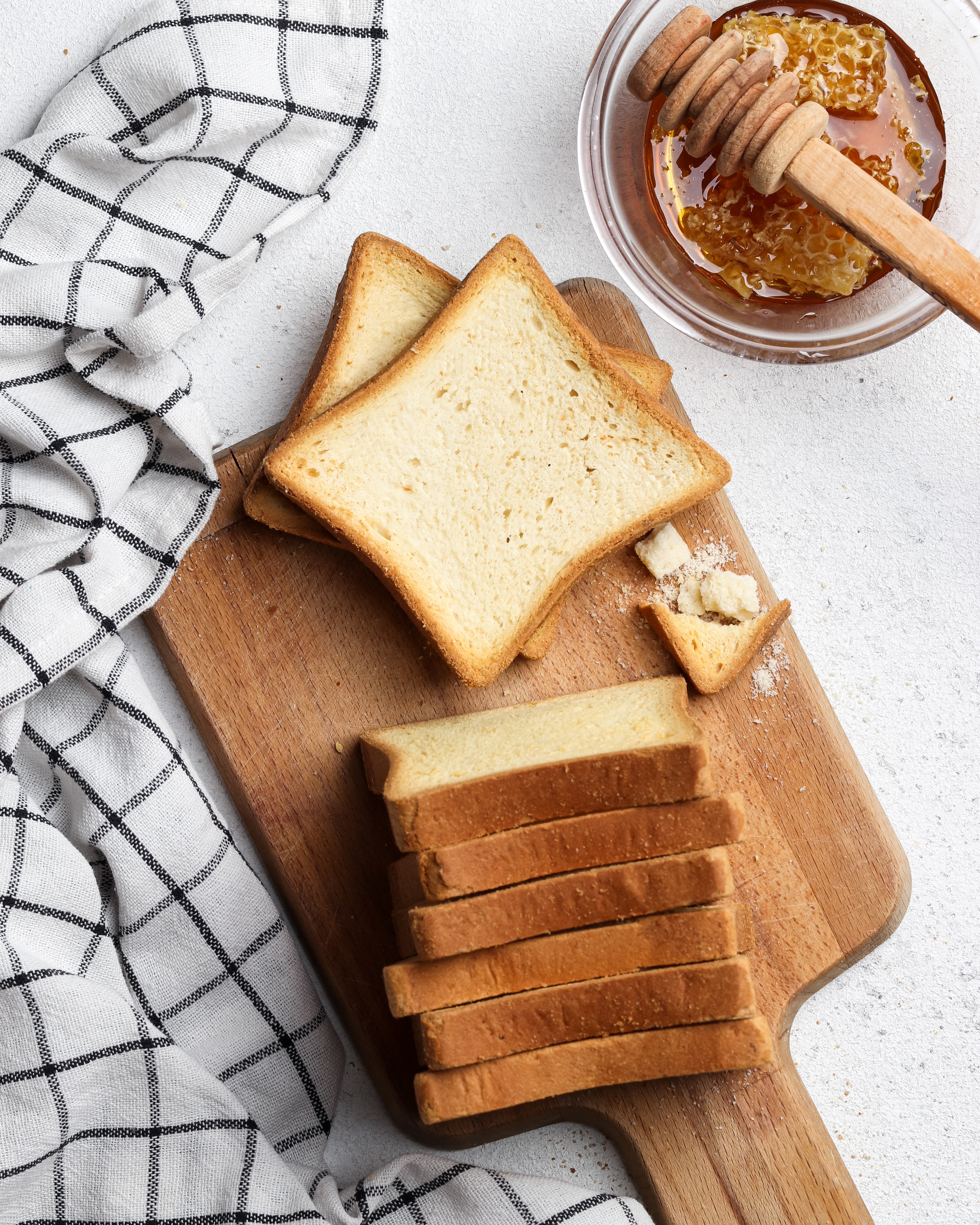 White Toast Crispbread